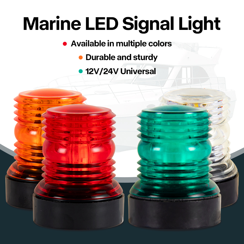 Fishing Boat Navigation Light - Feu d'ancrage LED marin 12V, étanche,