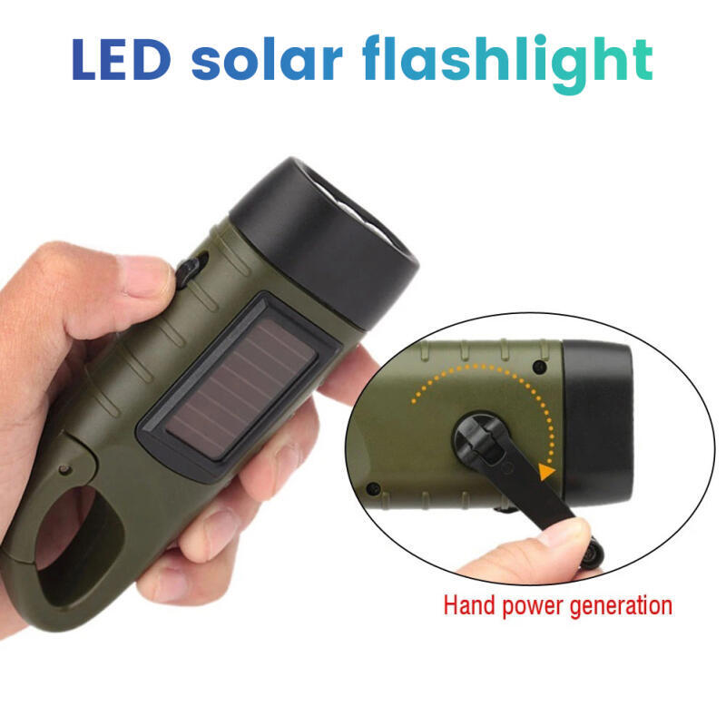 Fishing Boat Navigation Light - Lampe torche LED rechargeable à manivelle